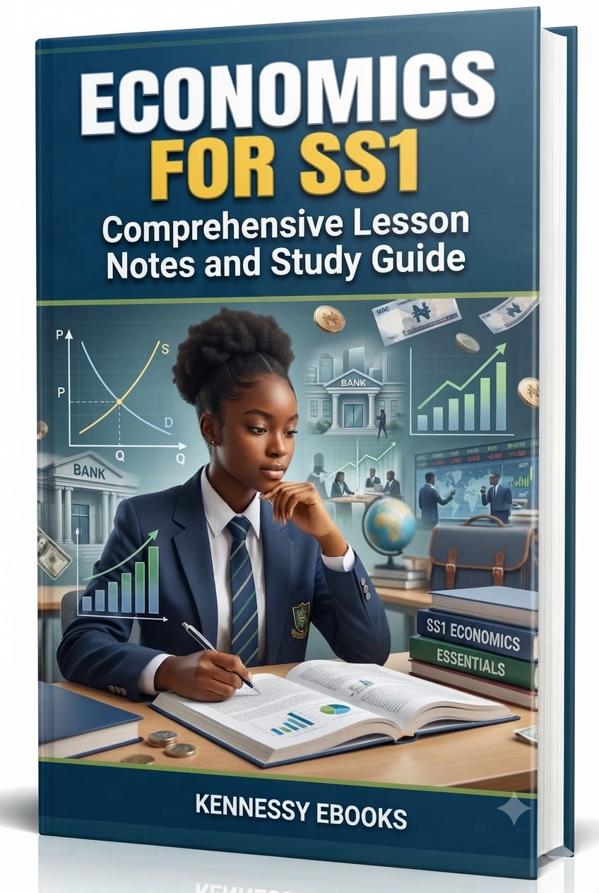 SS1 Economics Lesson Notes cover